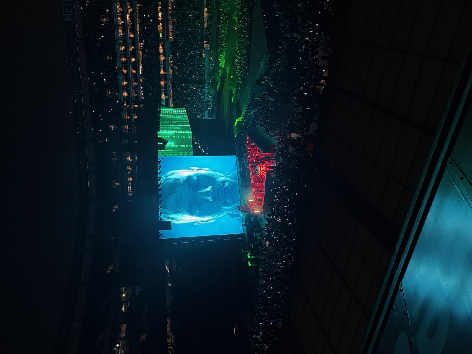 Concert photograph from Usher and Chris Brown's 2026 R&B Tour