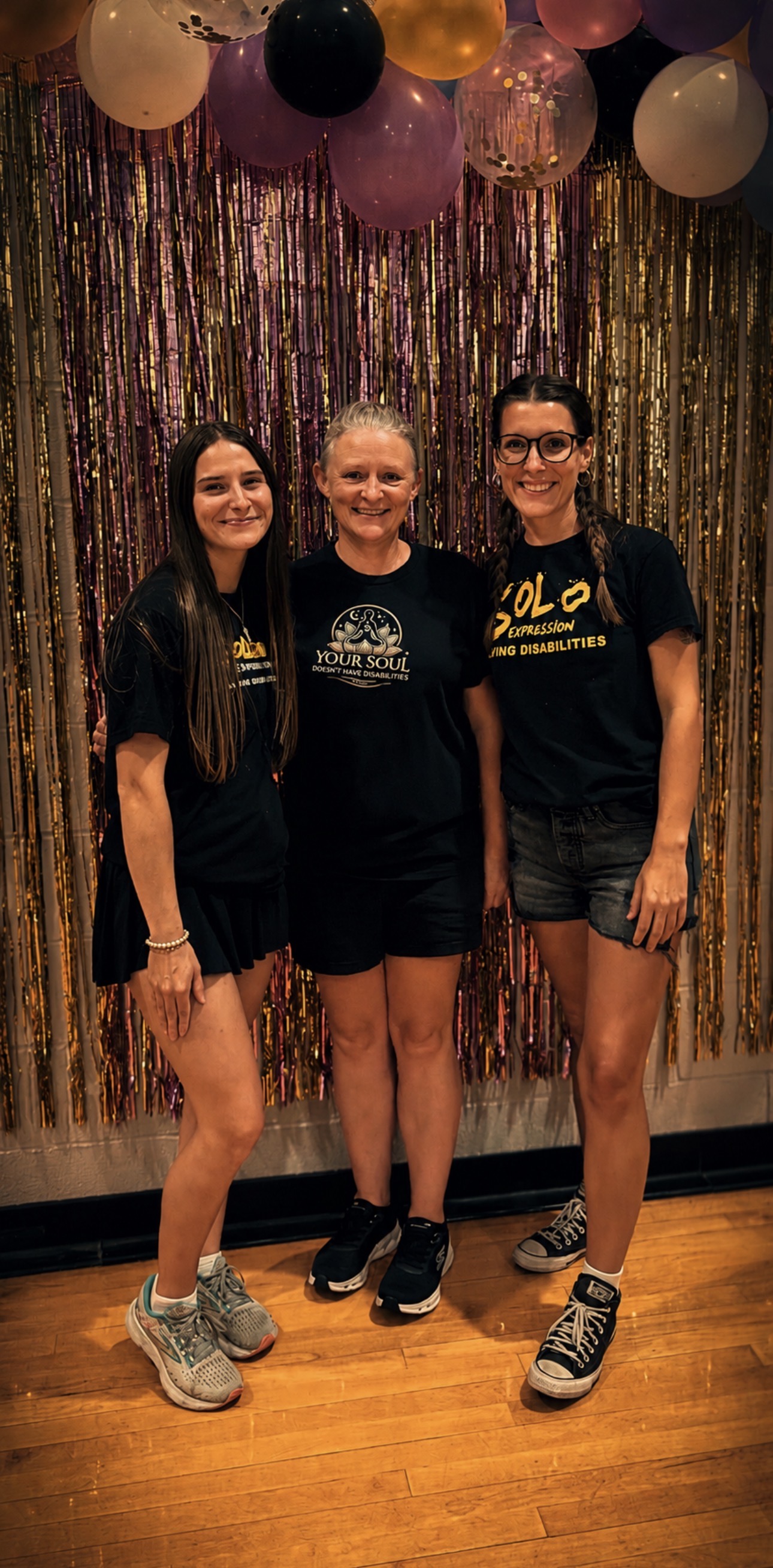 Solo Expression participants celebrating during the fifth-anniversary showcase