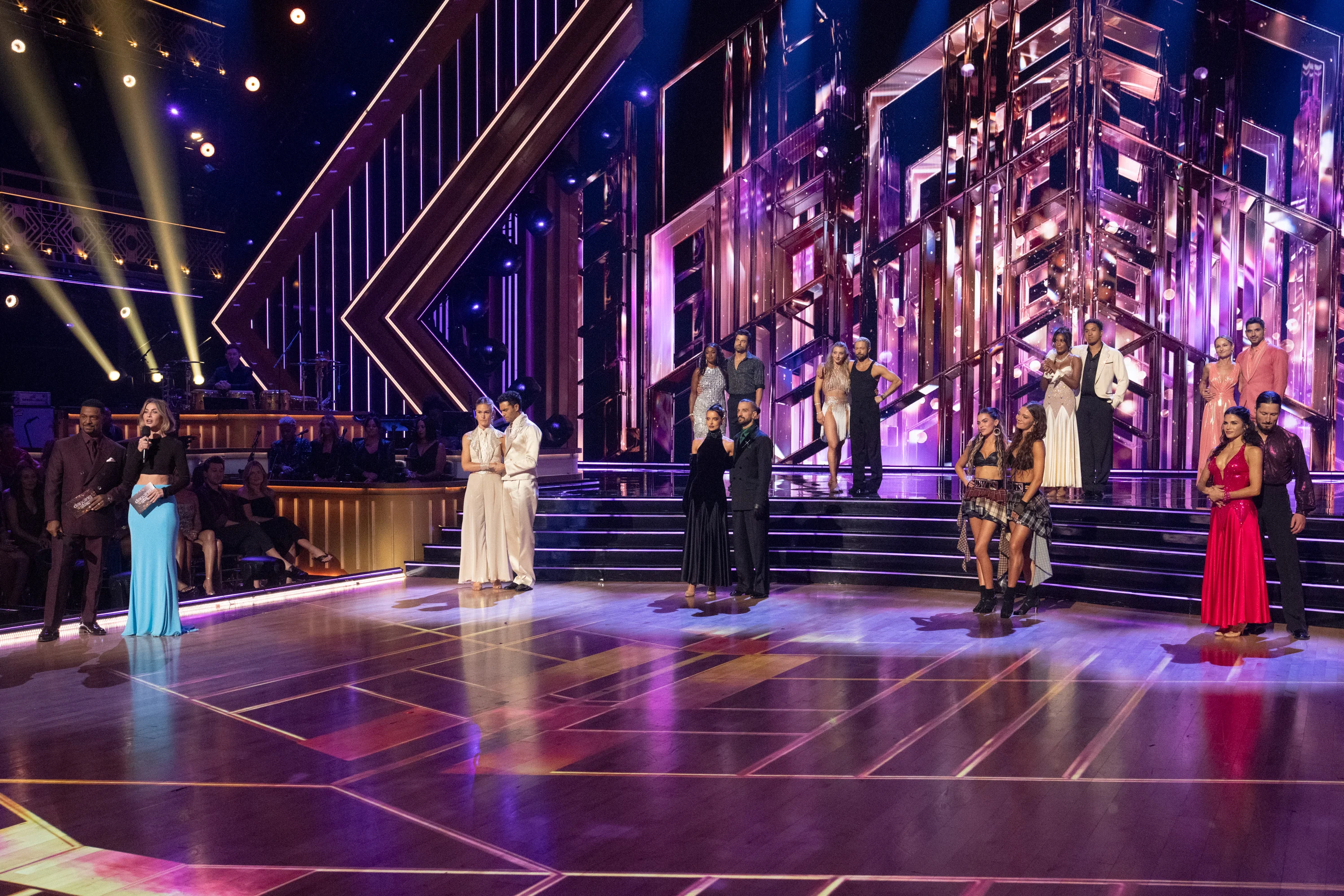 Season 35 ballroom group with hosts