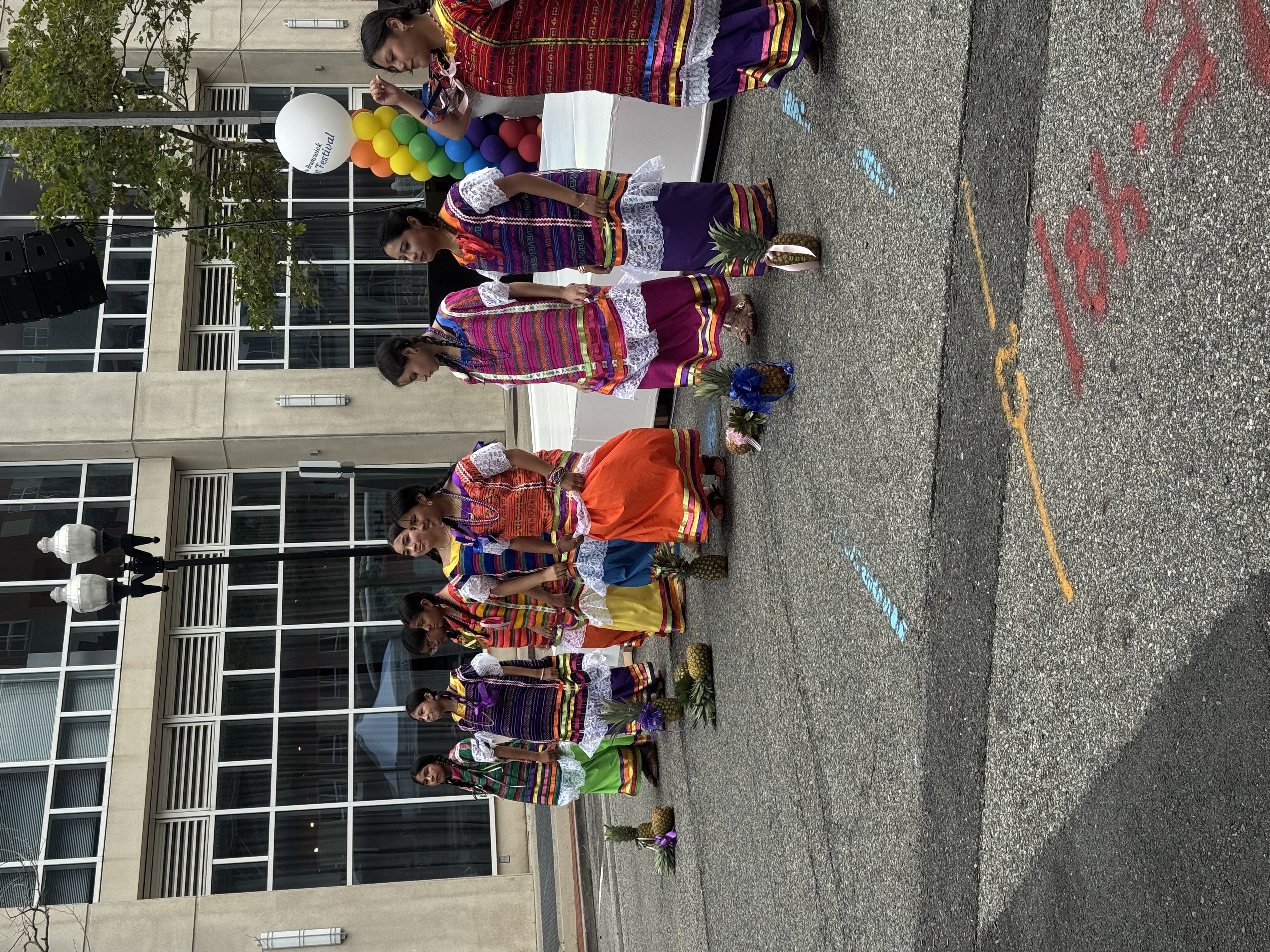 Cultural artist performing during the New Brunswick Heart Festival