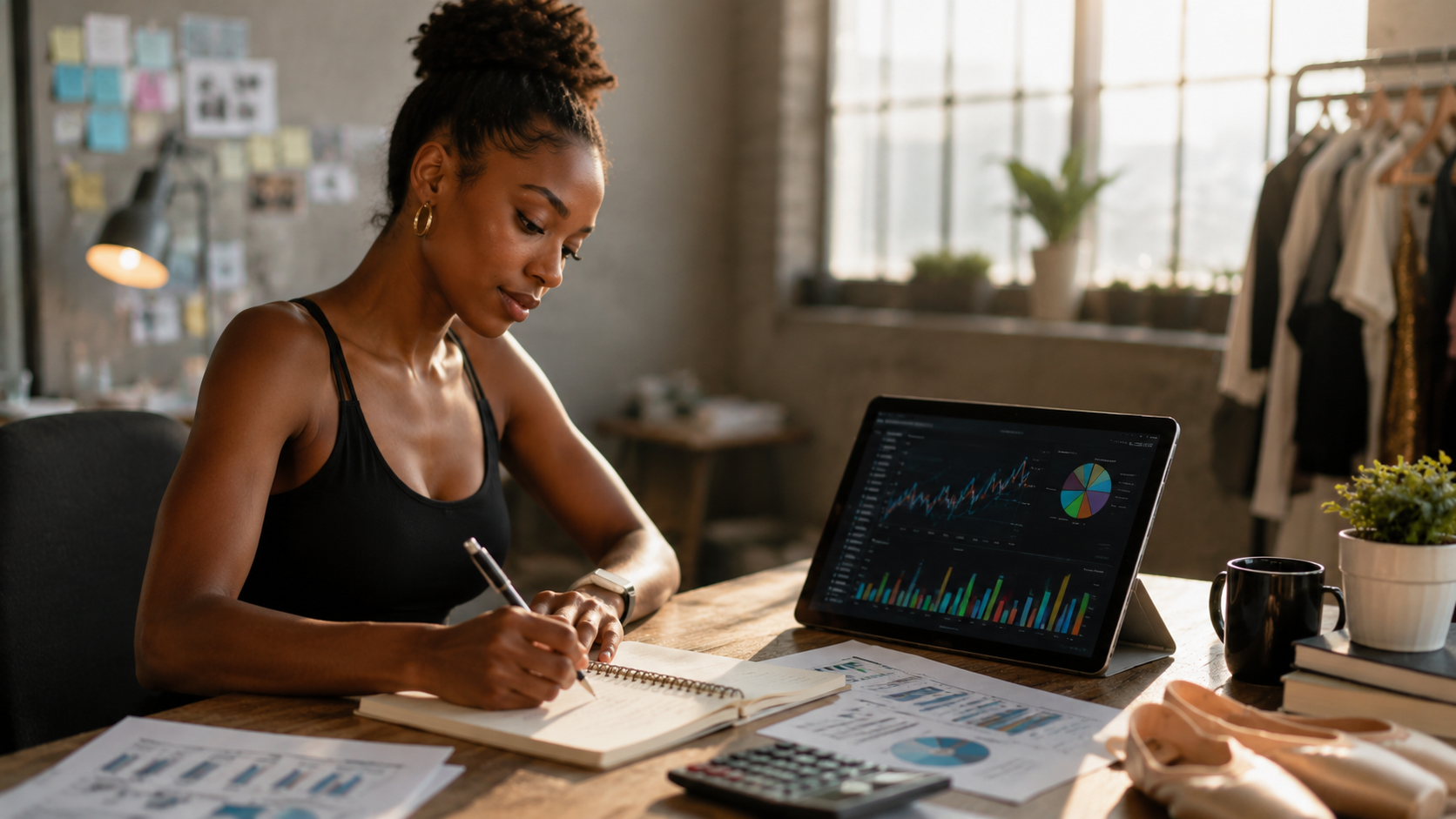Beginner-friendly financial dashboard showing stocks, ETFs, and index funds without hype